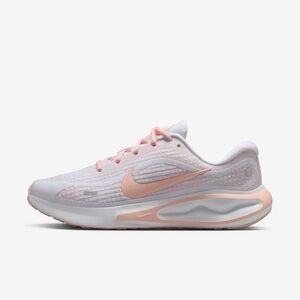 Nike Women's Running Shoe - Journey Run - Pale Pink and White